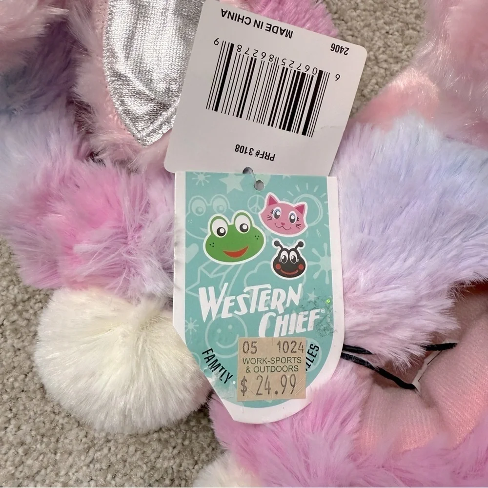 NWT Western Chief toddler size 9/10 snuggle bunny slippers